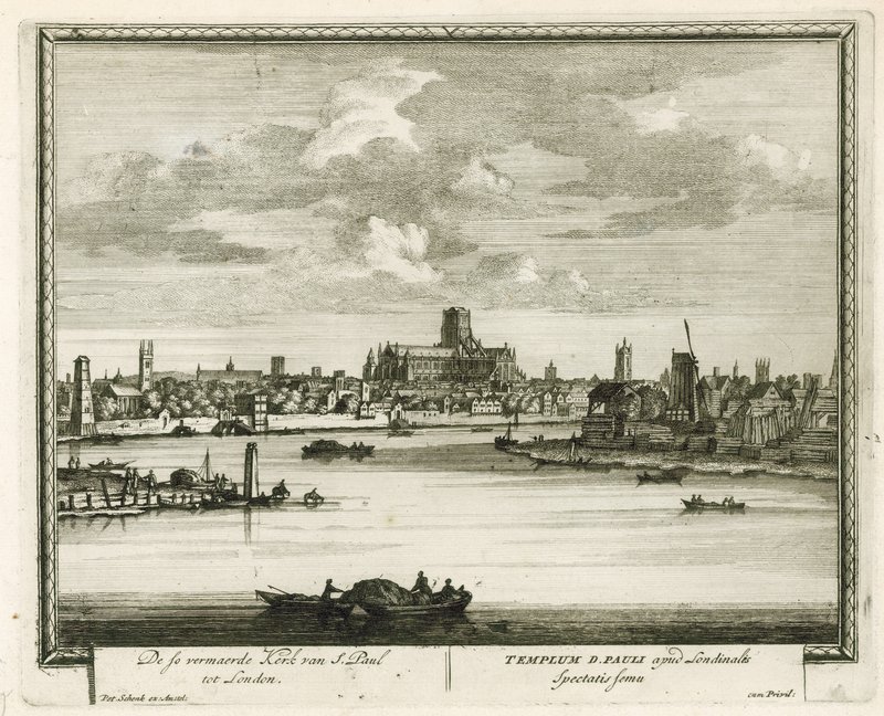 View of London by English School