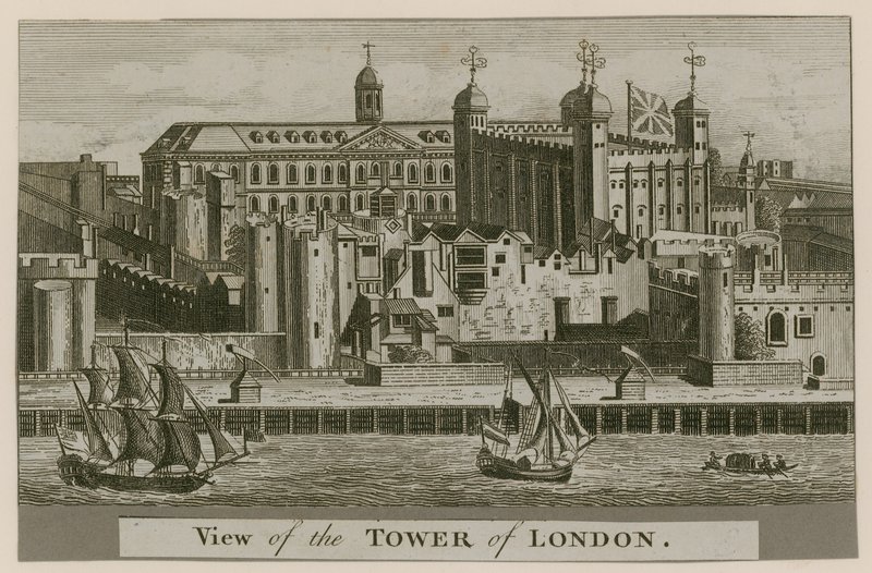 View of the Tower of London by English School