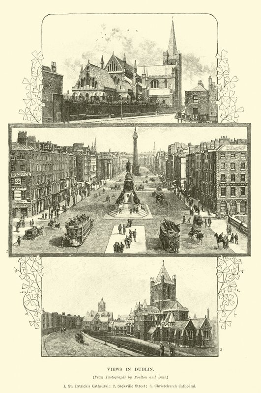 Views in Dublin by English School