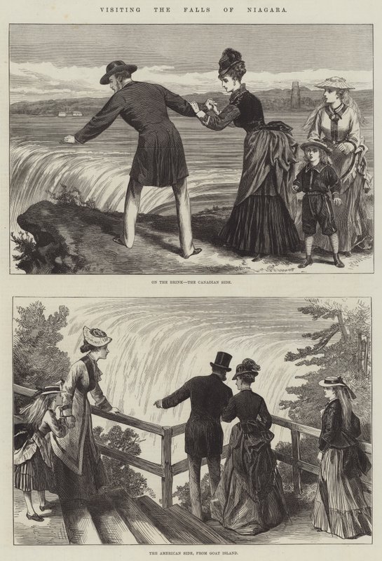 Visiting the Falls of Niagara by English School