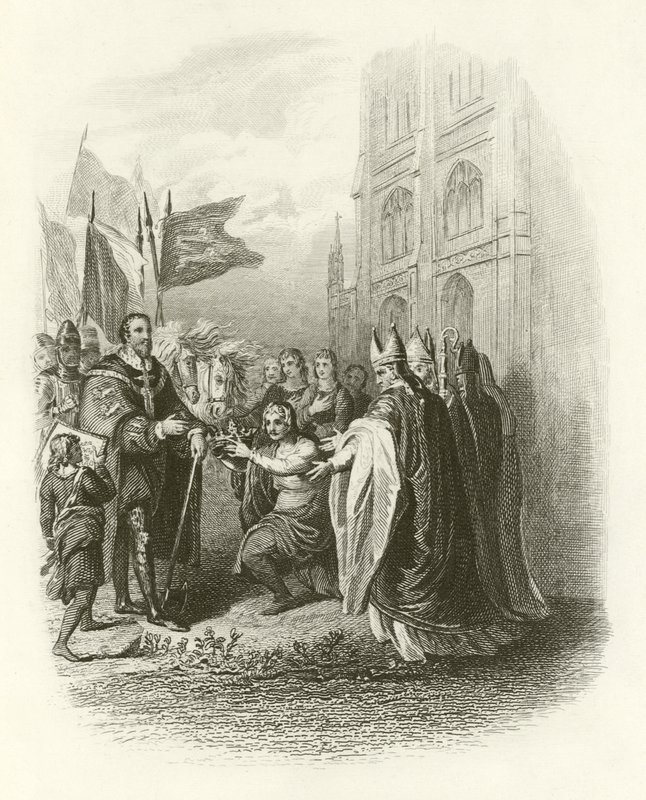 William the Conqueror Receiving the Crown by English School
