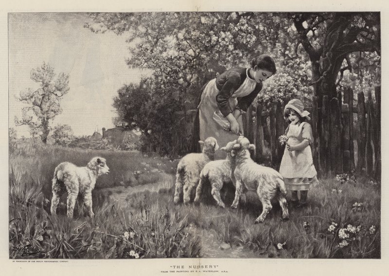 The Nursery by Ernest Albert Waterlow