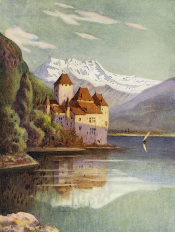 The Castle of Chillon by Ernest Hasseldine