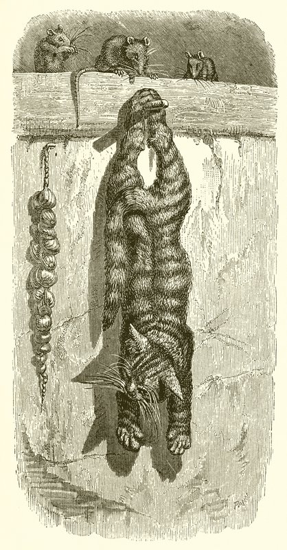 The Cat and the Mice by Ernest Henry Griset