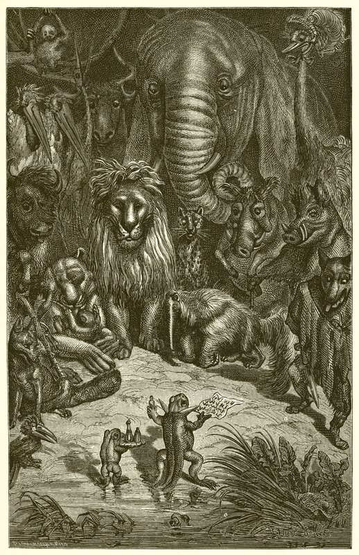 The Frog and the Fox by Ernest Henry Griset