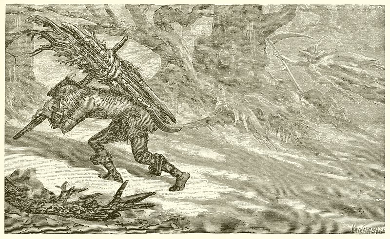 The Old Man and Death by Ernest Henry Griset