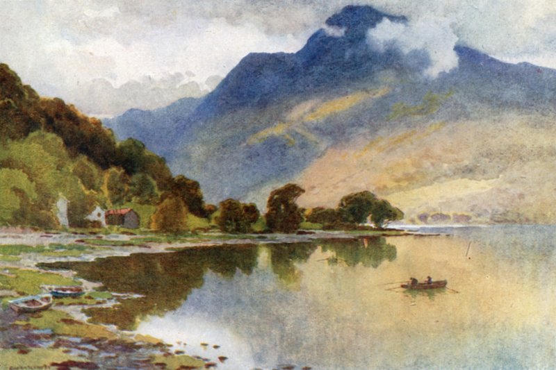 Ben Lomond from Luss by Ernest William Haslehust