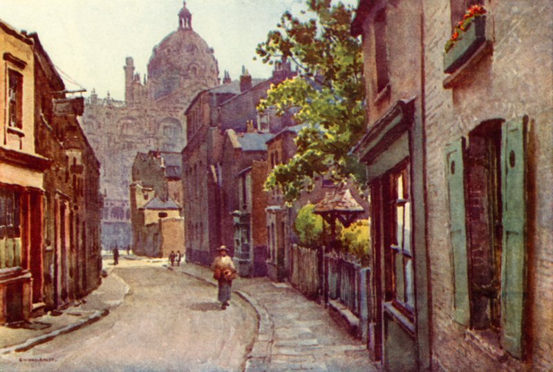 Lancelot Place, Knightsbridge by Ernest William Haslehust
