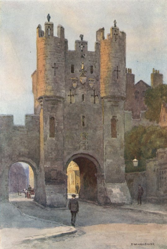 Micklegate Bar by Ernest William Haslehust