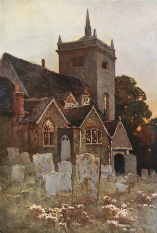 Minstead Church by Ernest William Haslehust