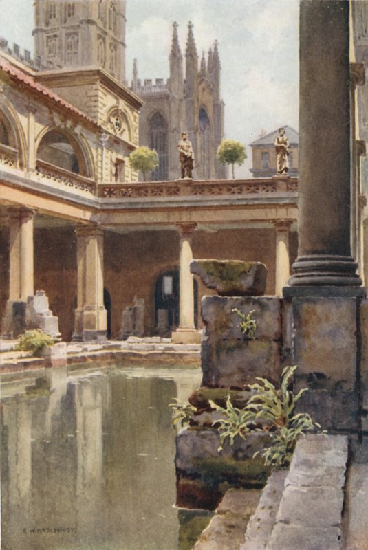 The Roman Bath by Ernest William Haslehust