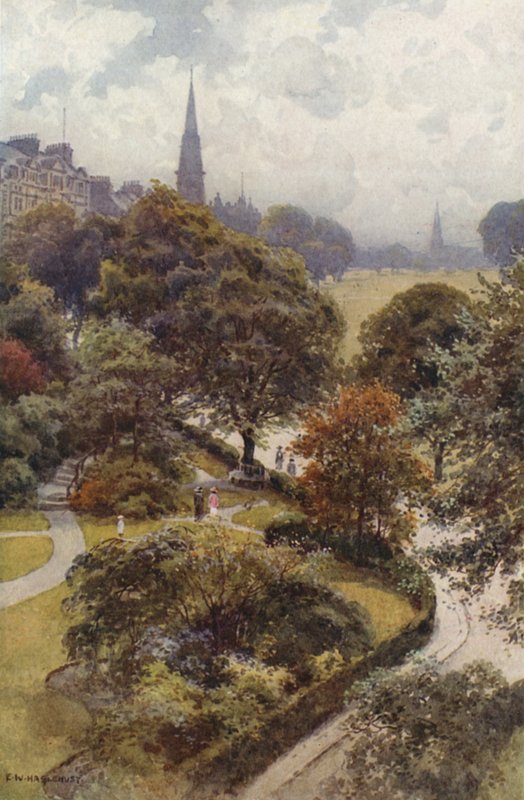"The Stray", Harrogate by Ernest William Haslehust