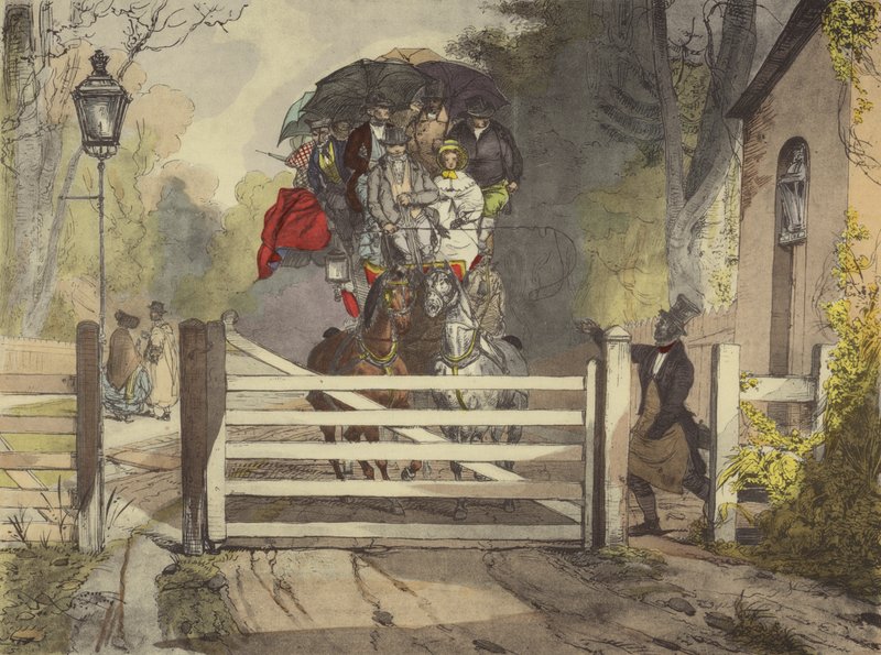 A Barrier by Eugene Louis after Lami