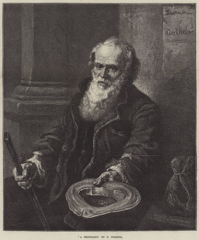 A Mendicant by European School