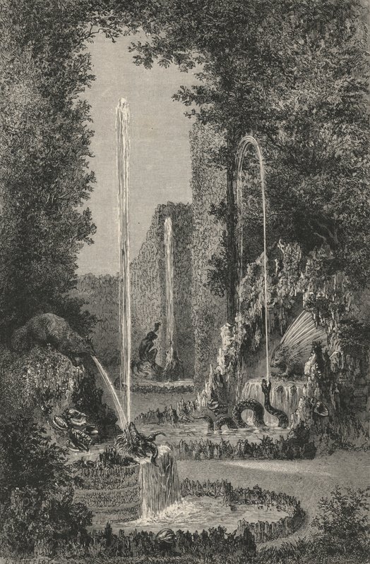 Ancient Labyrinth of Versailles (engraving) by European School