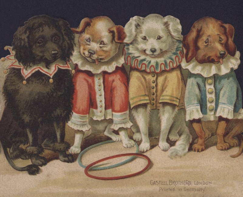 Comic Dogs by European School
