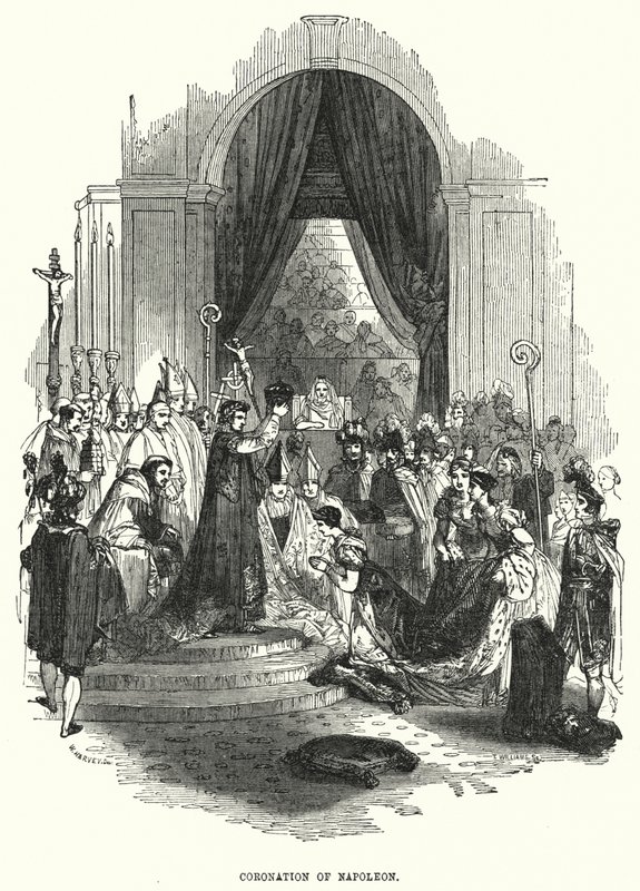 Coronation of Napoleon by European School