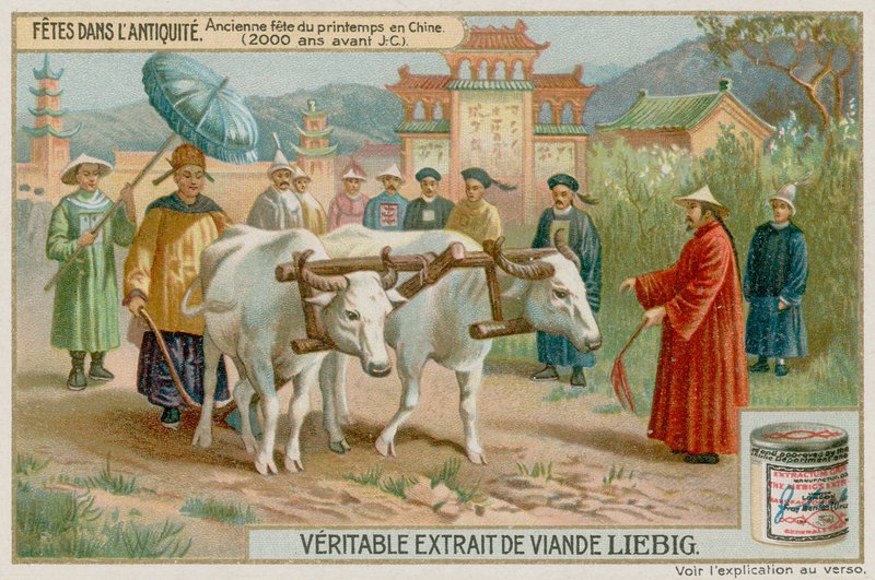 Festival of Spring in Ancient China by European School