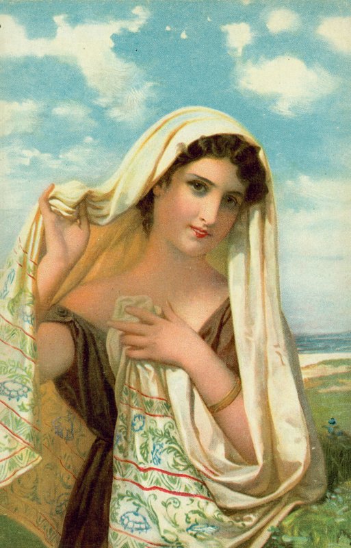 Girl with Veil by European School
