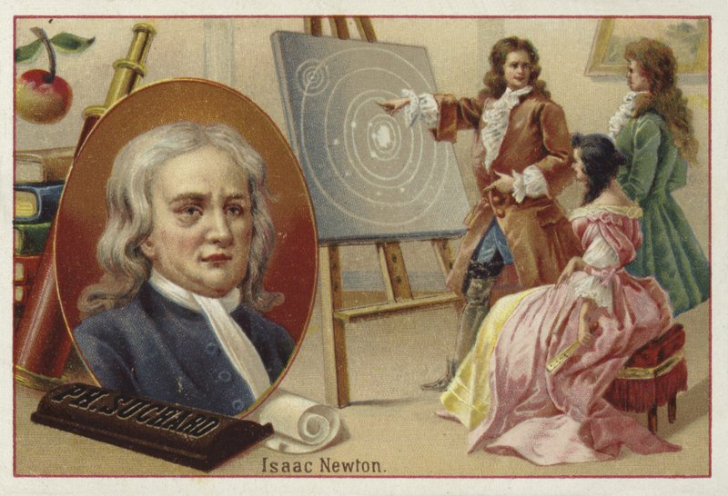 Isaac Newton, English physicist and mathematician by European School