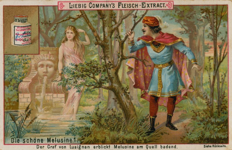 Melusine Discovered in the Forest by European School