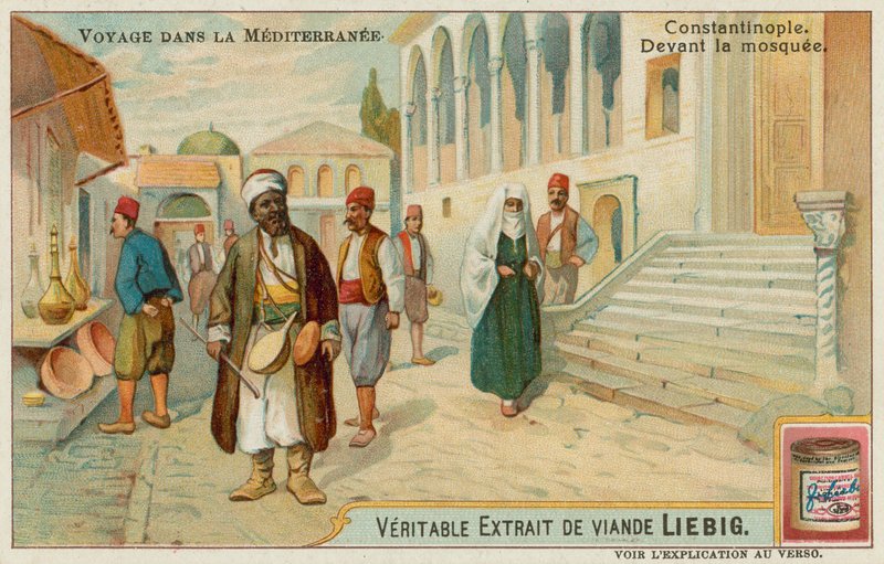 Outside the Mosque in Istanbul by European School