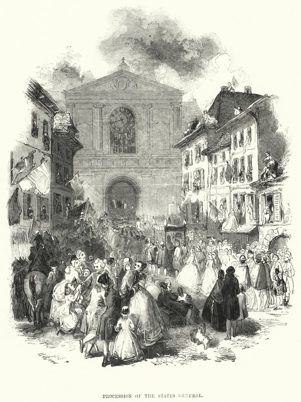 Procession of the States General by European School