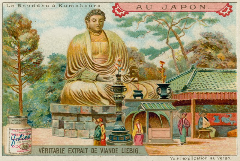 Statue of Buddha in Kamakura by European School