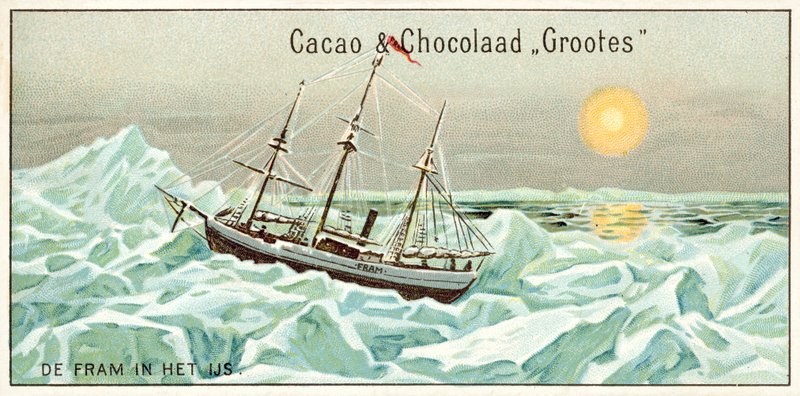 The Fram in the Ice by European School