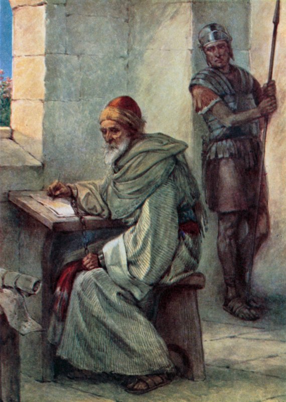 Paul in prison by Evelyn Stuart Hardy