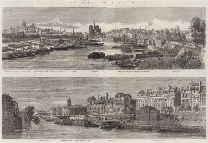 The Quays of Paris by Felix Thorigny