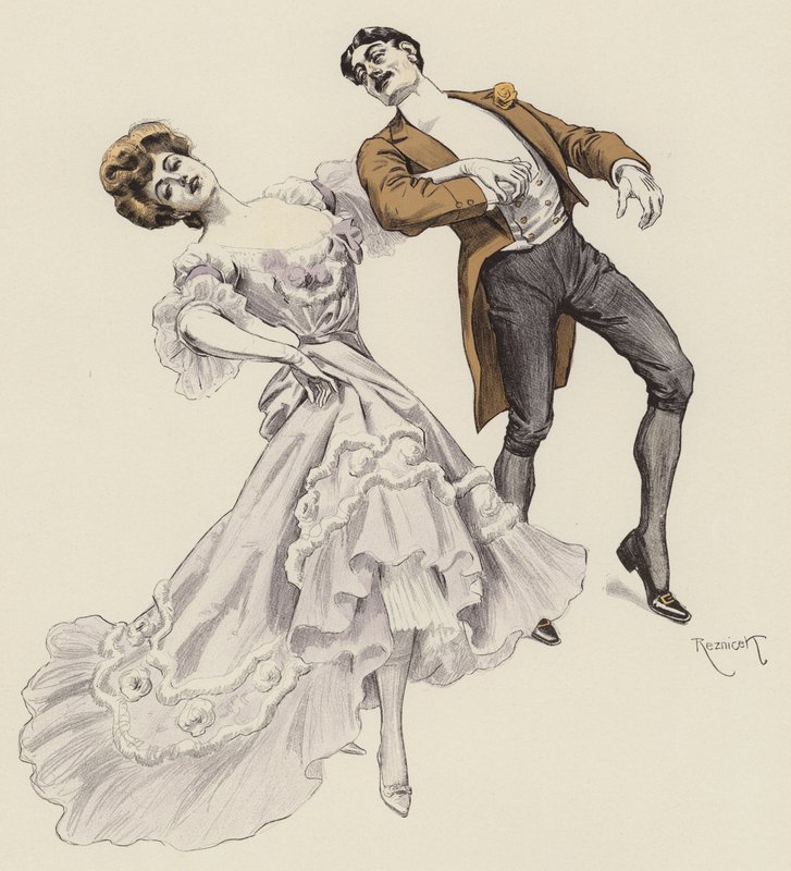 Cake Walk by Ferdinand von Reznicek