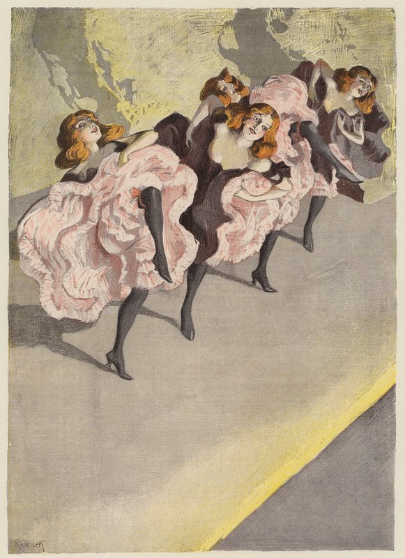 Cancan by Ferdinand von Reznicek