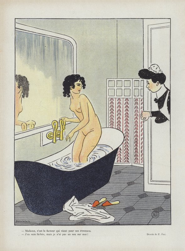 Illustration for Le Rire by Fernand Fau