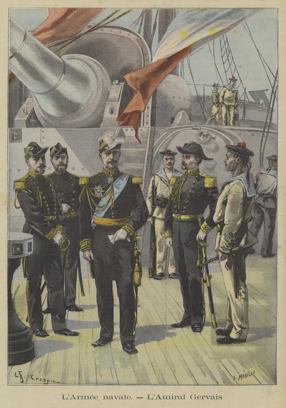 Raymond-Emile Gervais, French Admiral by Fortune Louis Meaulle