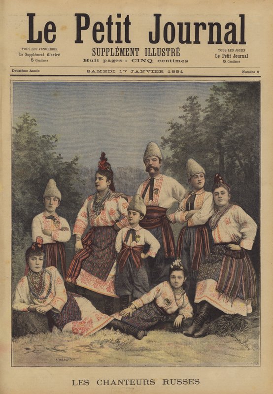 Russian Singers by Fortune Louis Meaulle