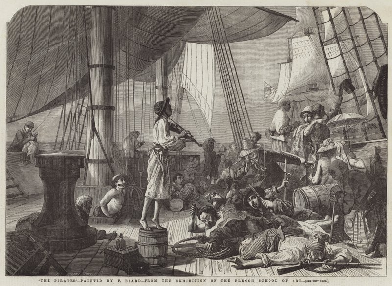 The Pirates by François Auguste Biard
