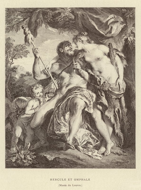 Hercules and Omphale by Francois (after) Boucher