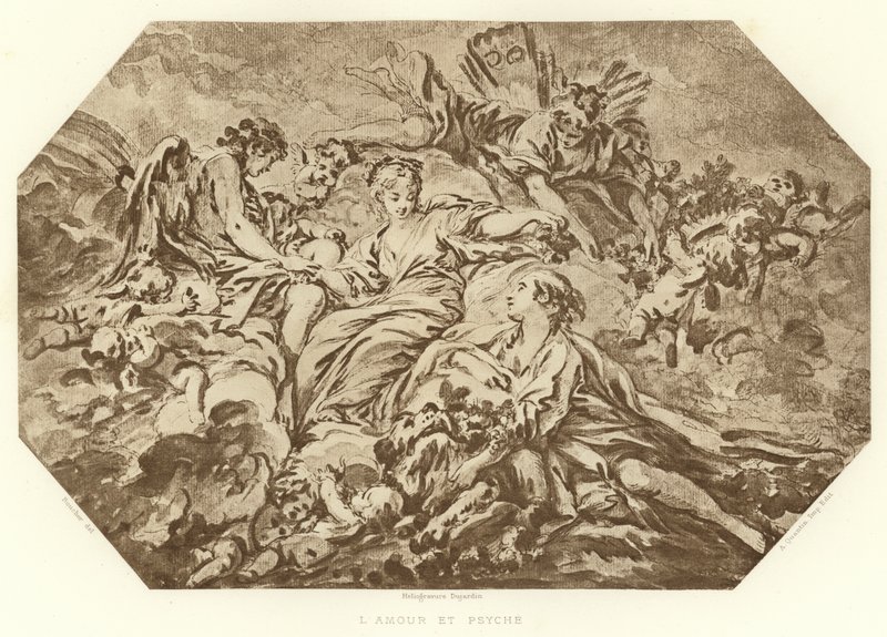 Cupid and Psyche by Francois (after) Boucher