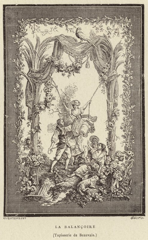 The Swing by Francois (after) Boucher