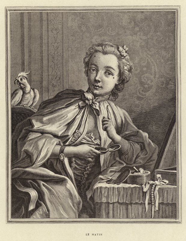 The Morning by Francois (after) Boucher