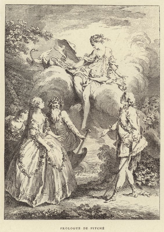 Prologue of Psyche by Francois (after) Boucher