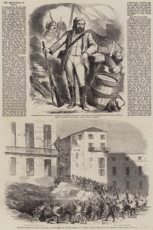 The Revolution in Sicily by Frank Vizetelly