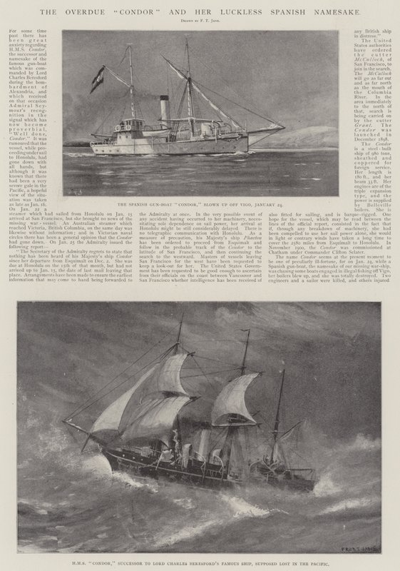 The Overdue Condor and her Luckless Spanish Namesake by Fred T. Jane