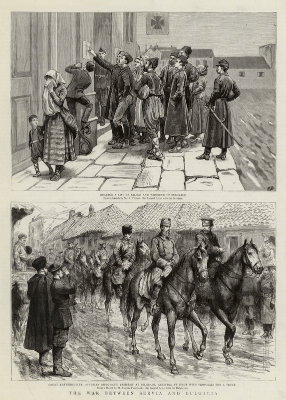 The War between Servia and Bulgaria by Frederic Villiers