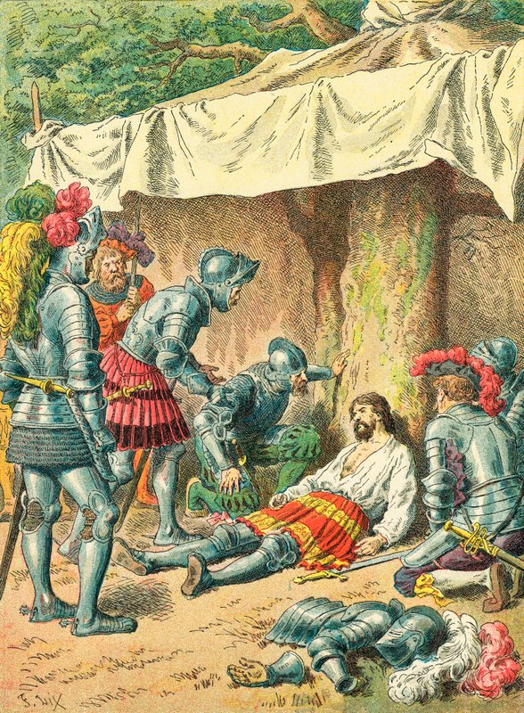 Death of Bayard by Frederic Theodore Lix