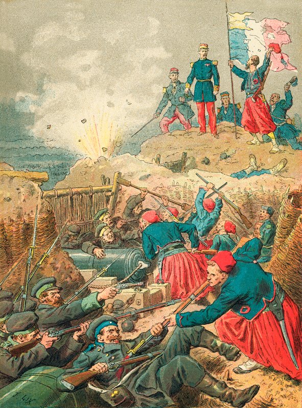 The taking of Malakoff by Frederic Theodore Lix