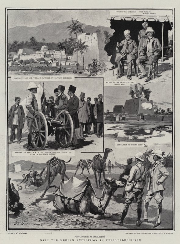 With the Mekran Expedition in Perso-Baluchistan by Frederic de Haenen