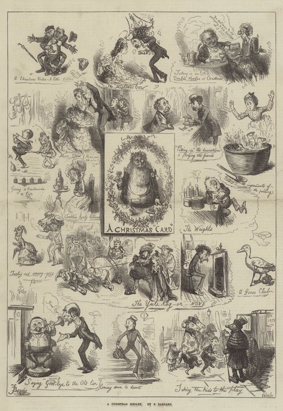 A Christmas Medley by Frederick Barnard