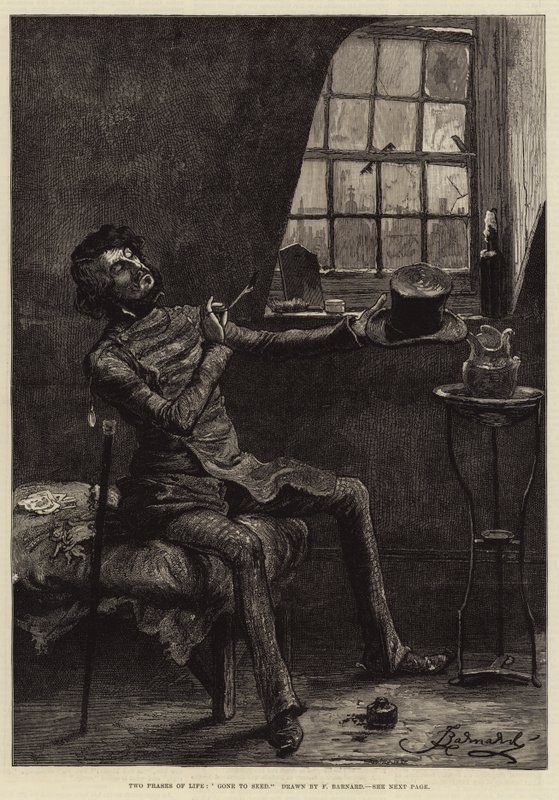 Two Phases of Life, Gone To Seed by Frederick Barnard